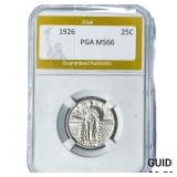 1926 Standing Liberty Quarter PGA MS66