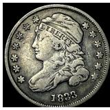 1833 Capped Bust Dime NEARLY UNCIRCULATED