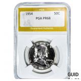 1954 Franklin Half Dollar PGA PR68