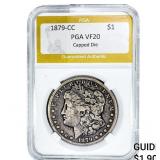 1879-CC Morgan Silver Dollar PGA VF20 Cpped Die