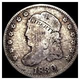 1830 Capped Bust Half Dime NICELY CIRCULATED