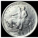 1925 Silver Stone Mountain Half Dollar CLOSELY UNC