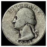 1932-D Silver Washington Quarter NICELY CIRCULATED
