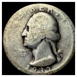 1932-D Silver Washington Quarter NICELY CIRCULATED