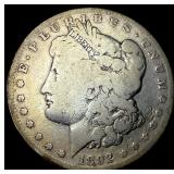 1892-S Silver Morgan Dollar LIGHTLY CIRCULATED