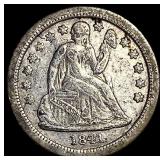 1841-O Silver Seated Liberty Dime LIGHTLY CIRCULAT