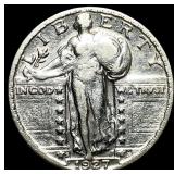 1927-S Silver Standing Liberty Quarter CLOSELY UNC