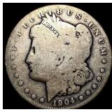 1904-S Silver Morgan Dollar NICELY CIRCULATED