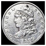 1829 Capped Bust Half Dime CLOSELY  UNCIRCULATED