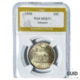 1936 Delaware Half Dollar PGA MS67+