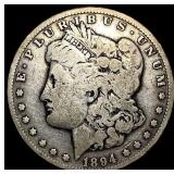 1894 Silver Morgan Dollar LIGHTLY CIRCULATED