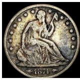 1874 Seated Liberty Half Dollar LIGHTLY CIRCULATED