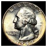 1949 Washington Silver Quarter GEM BU