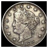 1883 Liberty Head Nickel (No Cents) NEARLY UNCIRCU