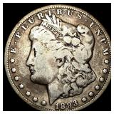 1893-O Silver Morgan Dollar NEARLY UNCIRCULATED