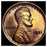 1921 RD Lincoln Wheat Cent UNCIRCULATED