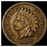 1908-S Indian Head Cent NEARLY UNCIRCULATED