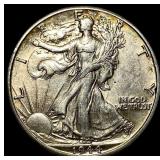 1944-D Silver Half Dollar LIGHTLY CIRCULATED