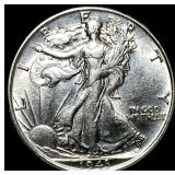 1943-S Silver Half Dollar GEM BU