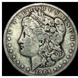 1904 Silver Morgan Dollar LIGHTLY CIRCULATED