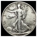 1920 Walking Liberty Half Dollar CLOSELY UNCIRCULA