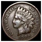 1909-S Indian Head Cent NEARLY UNCIRCULATED