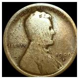 1909-S Lincoln Wheat Cent NICELY CIRCULATED