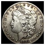 1881-CC Silver Morgan Dollar NEARLY UNCIRCULATED