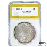 1889-O Morgan Silver Dollar PGA MS64