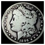 1896-S Silver Morgan Dollar LIGHTLY CIRCULATED