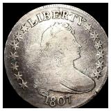 1807 Silver Draped Bust Half Dollar NICELY CIRCULA