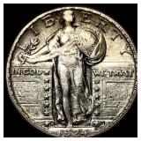 1924-D Silver Standing Liberty Quarter CLOSELY UNC