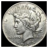 1935 Silver Peace Dollar CLOSELY UNCIRCULATED