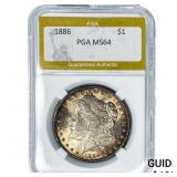 1886 Morgan Silver Dollar PGA MS64
