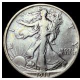 1918 Walking Liberty Half Dollar NEARLY UNCIRCULAT