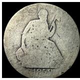 1850-O Silver Half Dollar (Seated Liberty) NICELY