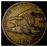 1857 Flying Eagle Cent NEARLY UNCIRCULATED