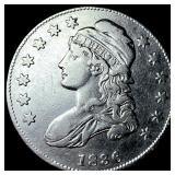 1836 Capped Bust Half Dollar CHOICE AU
