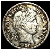 1900-S Silver Barber Dime CLOSELY UNCIRCULATED