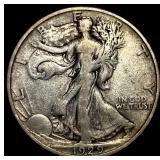 1929-S Silver Walking Liberty Half Dollar NEARLY U