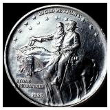 1925 Stone Mountain Silver Half Dollar CHOICE BU