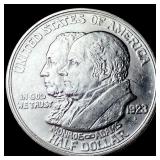 1923-S Silver Monroe Doctrine Centennial Half Doll