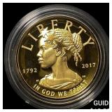 2017 US Mint 1oz Gold $100 Am. Liberty W/Box&Book