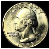 1985-P Washington Quarter GEM BU