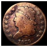 1826 Classic Head Half Cent NICELY CIRCULATED