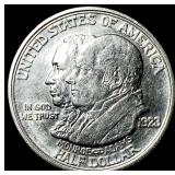 1923-S Silver Monroe Doctrine Half Dollar UNCIRCUL