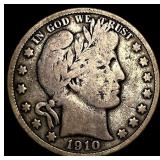 1910 Barber Half Dollar LIGHTLY CIRCULATED