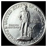 1925 Silver Lexington-Concord Half Dollar UNCIRCUL