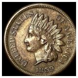 1859 Copper-Nickel Indian Head Cent CHOICE AU