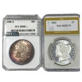 [2]1880-1882 Morgan Silver Dollar  MS65/MS65+